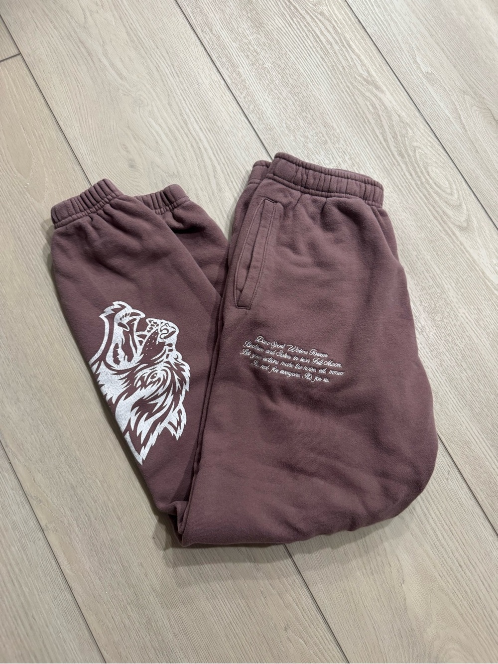 Darc Sport Graphic Joggers in Mauve